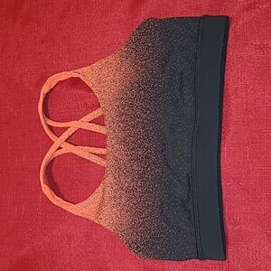 Lululemon Atletica Active Top, Size 6, Color Black & Orange 🍊 👌 😍